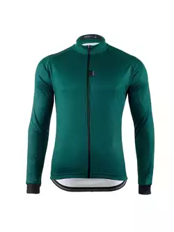 KAYMAQ DESIGN KYQ-LS-1001-4 men's cycling jersey dark green
