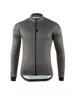 KAYMAQ DESIGN KYQ-LS-1001-5 men's cycling jersey Gray