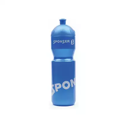 SPONSER NETTO Bicycle water bottle, 750ml, blue