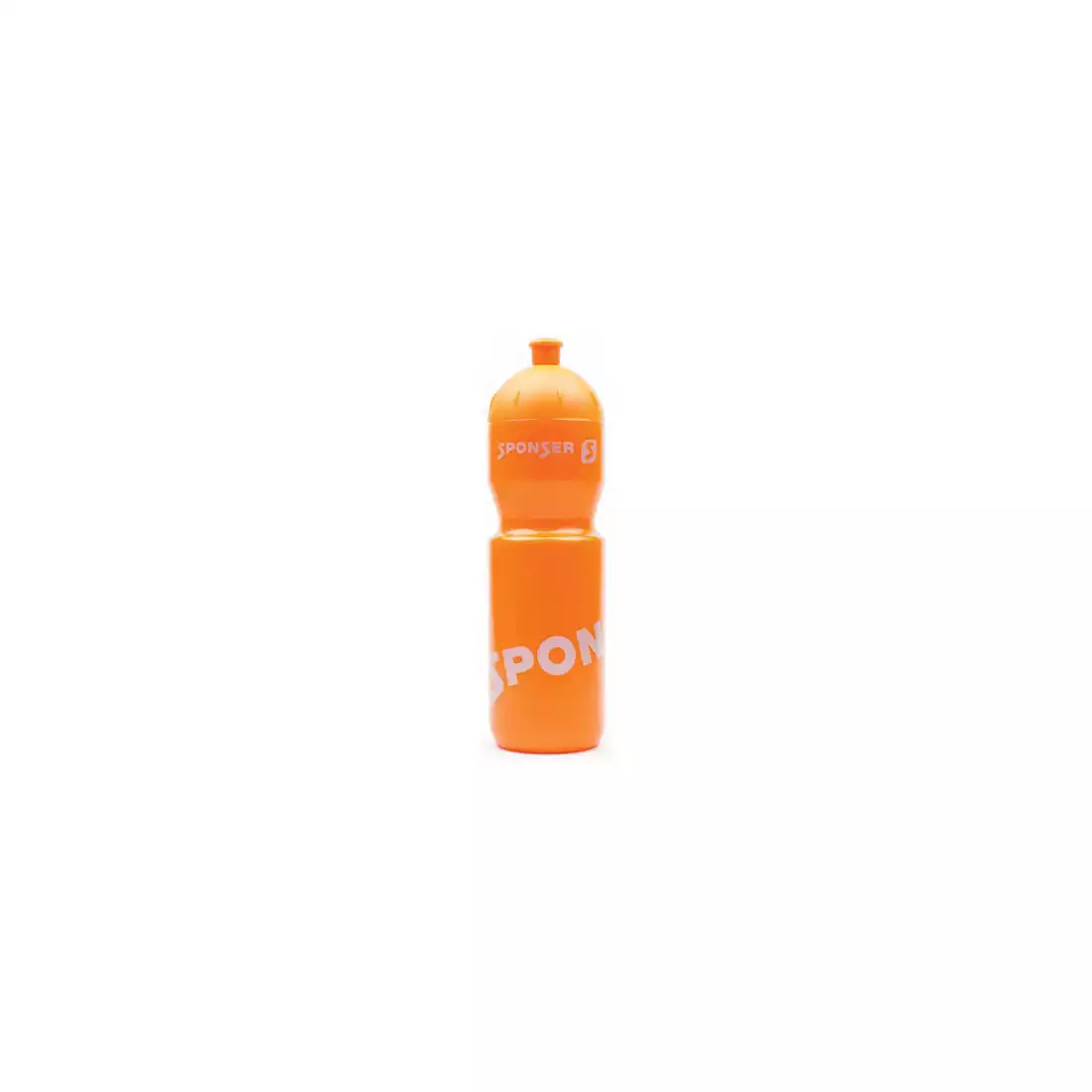 SPONSER NETTO bicycle water bottle 750 ml, orange/silver