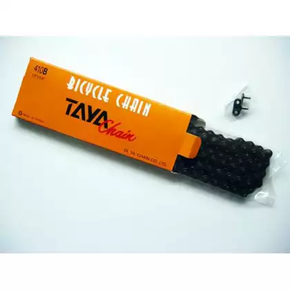 TAYA Bicycle chain, 1-speed, 112 links, black