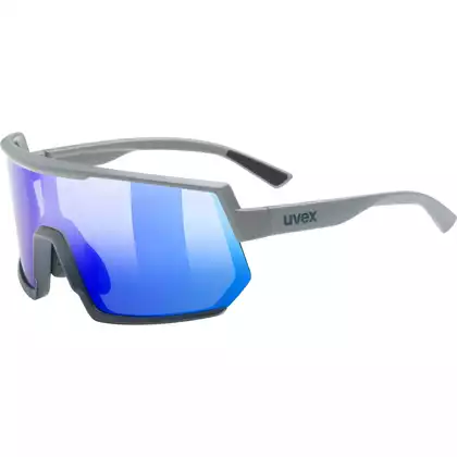 UVEX Sports glasses Sportstyle 235 mirror blue (S2), grey