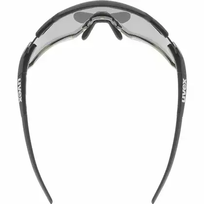 UVEX Sports glasses Sportstyle 228 mirror silver (S3), black-gray