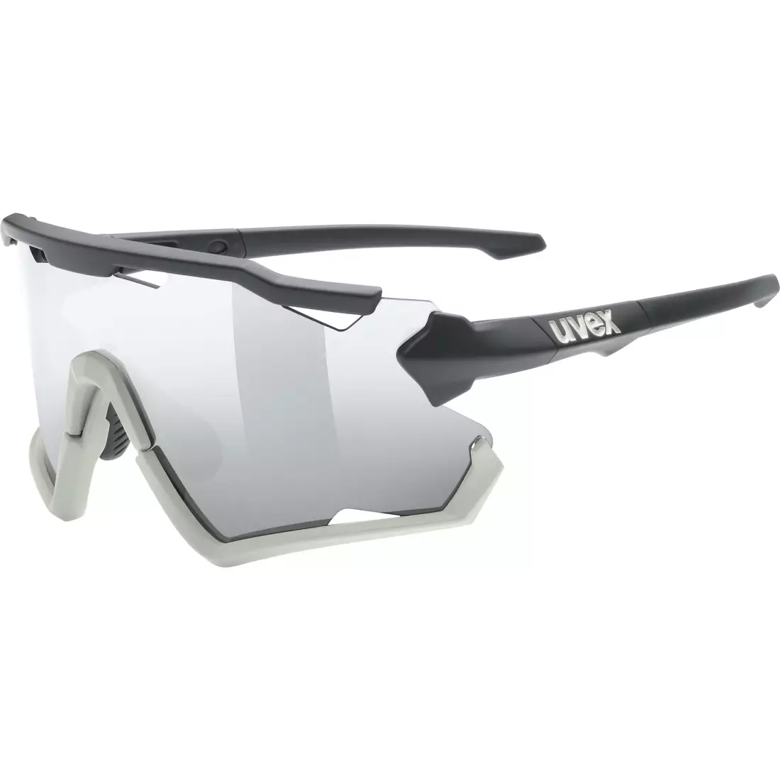 UVEX sports glasses Sportstyle 228 mirror silver (S3), black-gray