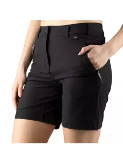VIKING Women's sports shorts, trekking shorts Expander 800/24/2409/0900 black