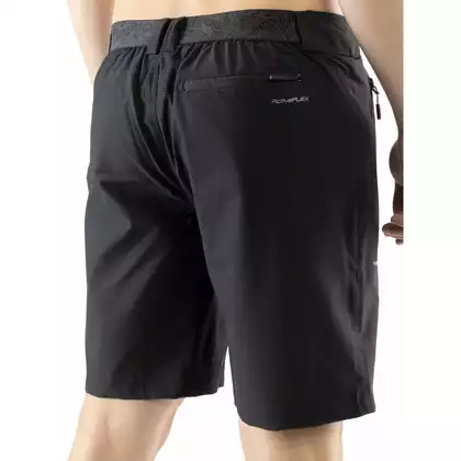 VIKING Men's sports and trekking shorts, Expander 800/24/2309/0900 Black