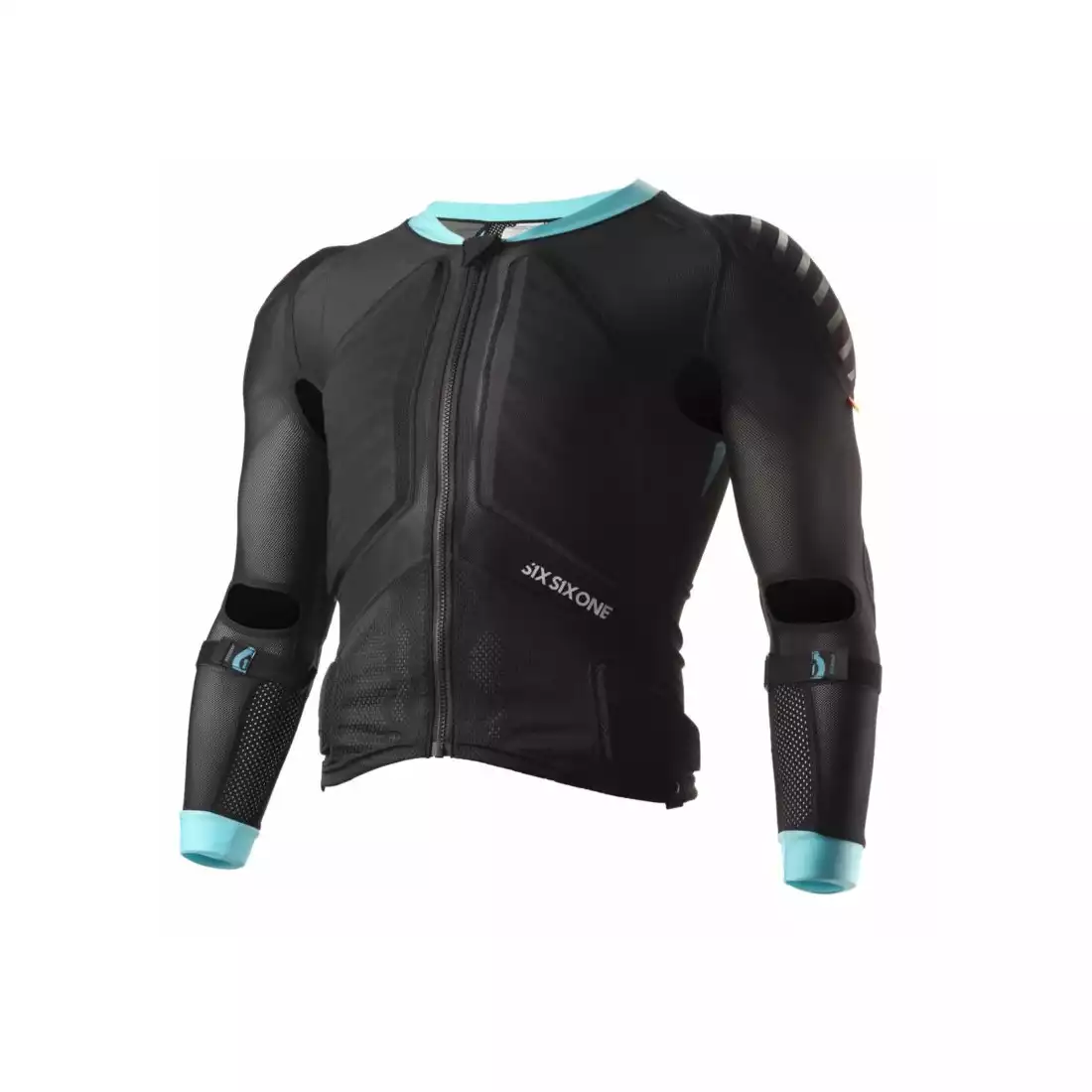 661 EVO COMPRESSION WOMENS Body protector / armor, black / turquoise