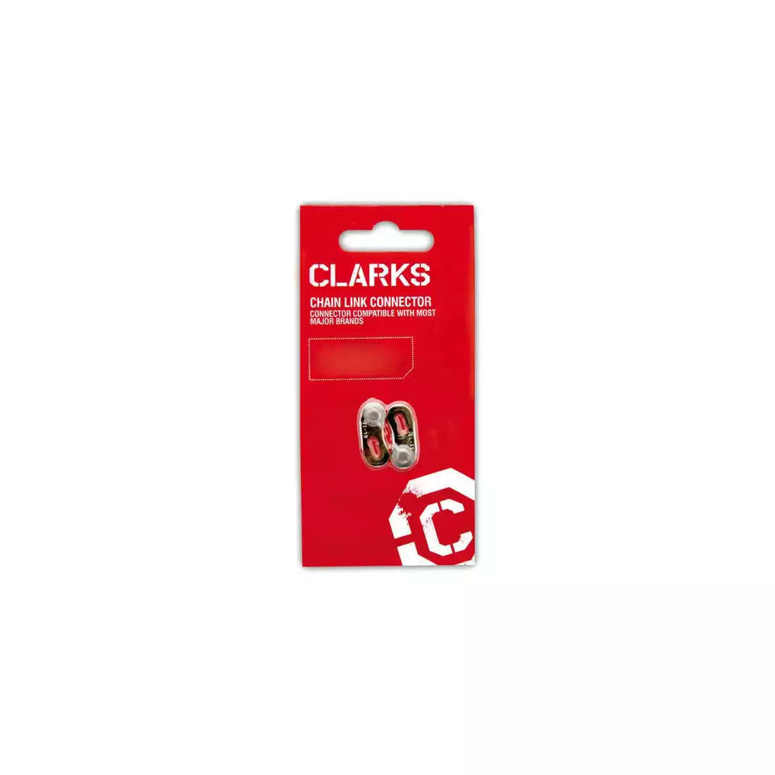 CLARKS CL410 Bicycle chain clip, 1-row Single Speed, Silver