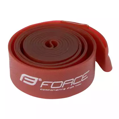 FORCE Bicycle rim band, 27“-29“ (622 - 19), Red