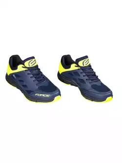 FORCE GO Cycling shoes, fluo blue