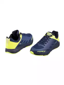 FORCE GO Cycling shoes, fluo blue