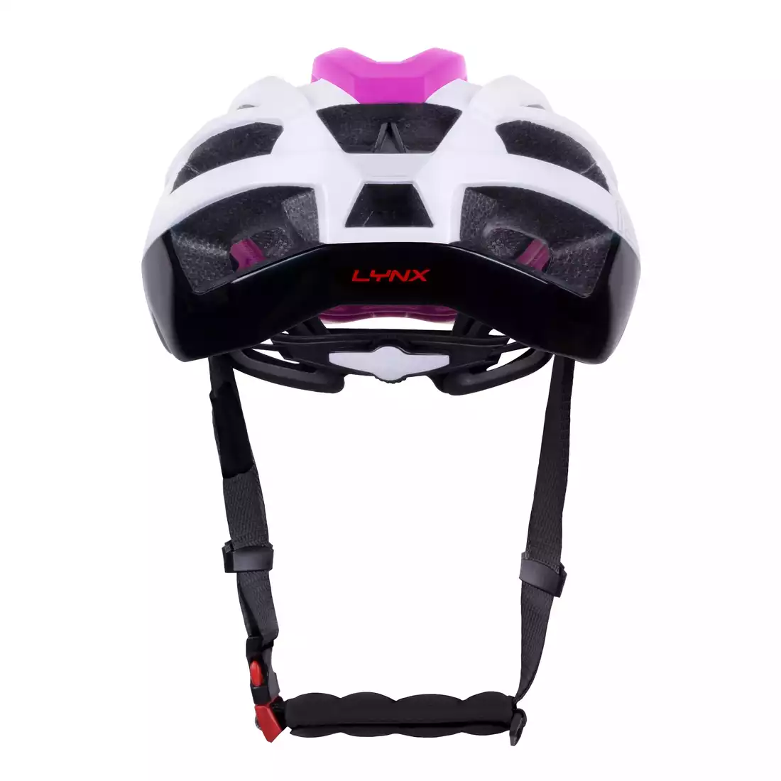 FORCE LYNX Bicycle helmet, white and pink