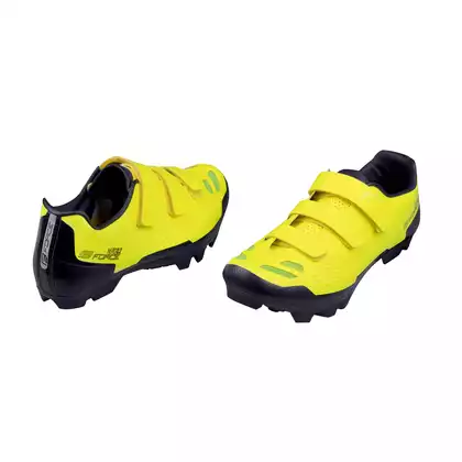 FORCE MTB HERO 2 Cycling shoes, black-fluo