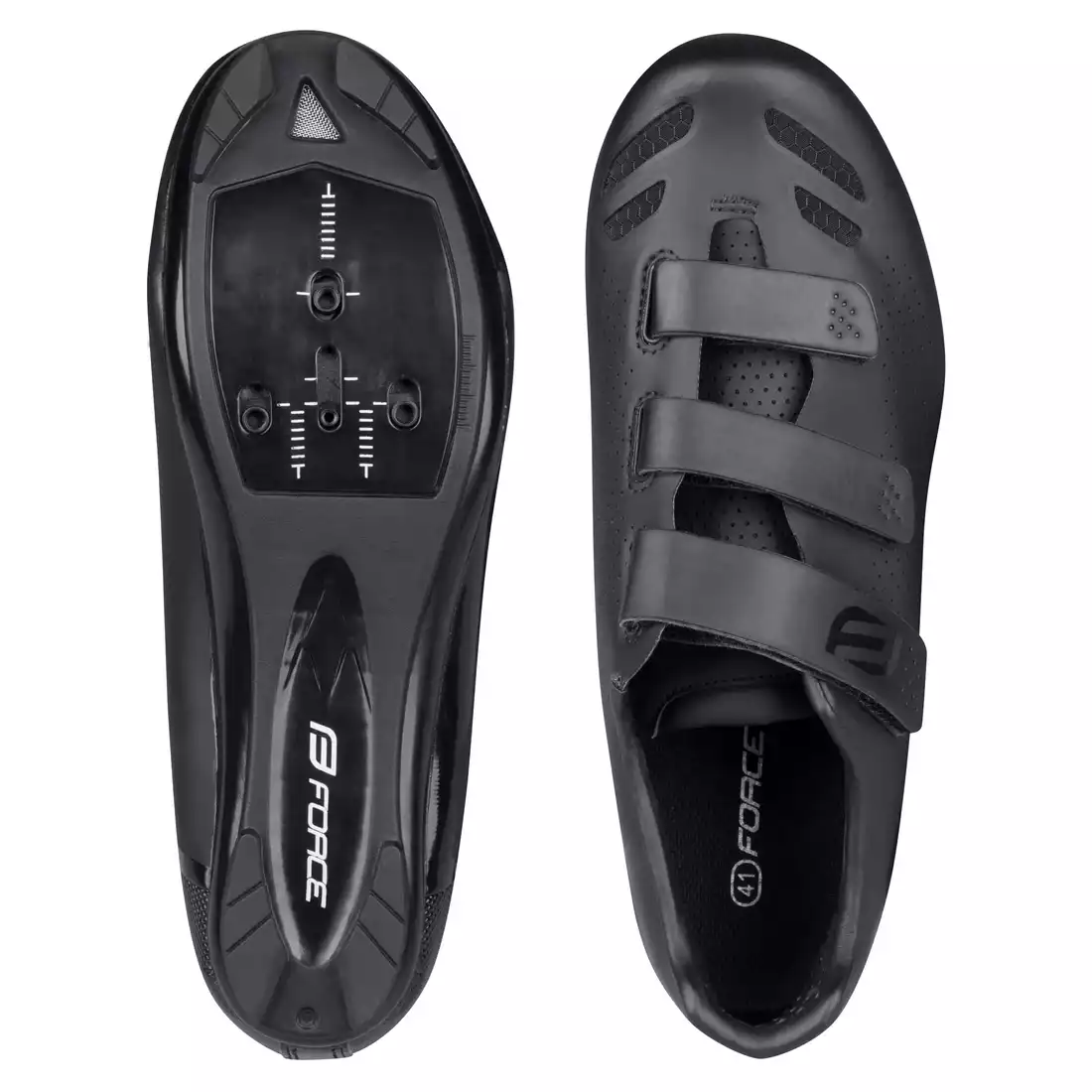 FORCE ROAD HERO 2 road cycling shoes, black