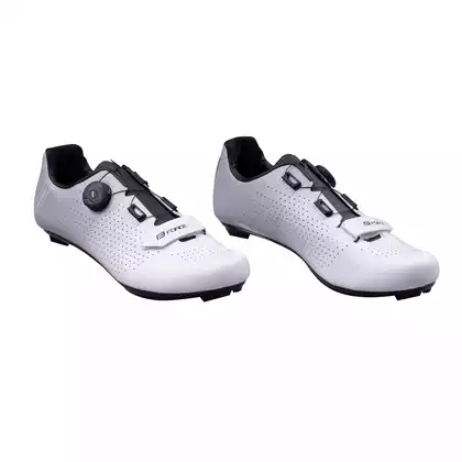 FORCE ROAD VICTORY Road bike shoes, white and gray