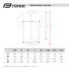 FORCE ROCK Cycling jersey, gray and black