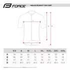 FORCE SHARD Cycling jersey, black and gray