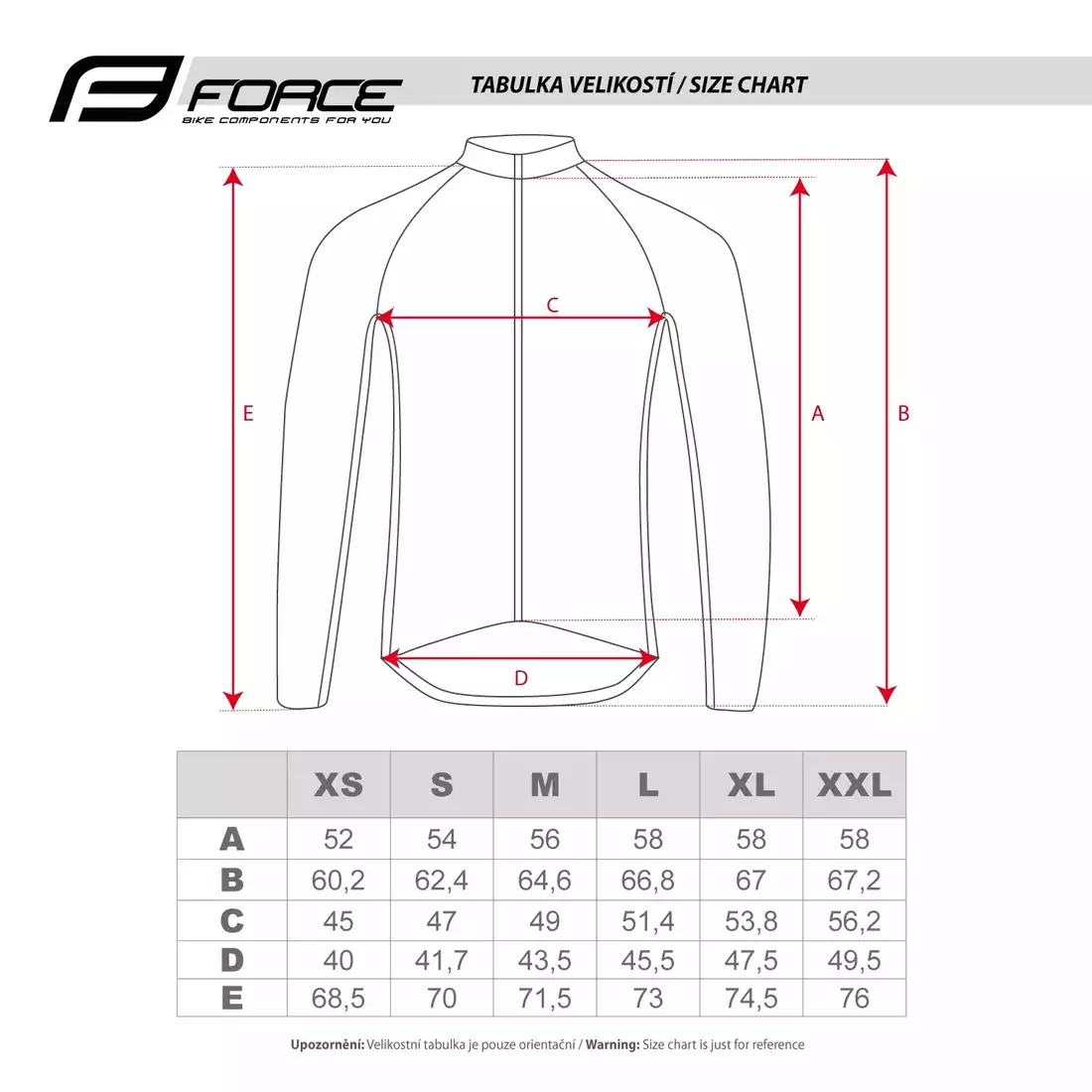 FORCE SPIKE long sleeve cycling jersey, black and white