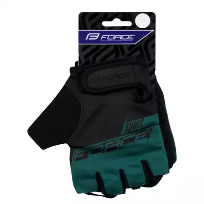 FORCE SPORT Cycling gloves, black / blue / marine