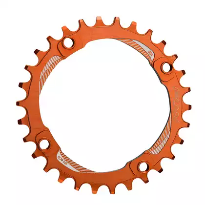 FUNN SOLO BCD NARROW WIDE bicycle sprocket for cranks 30T Orange