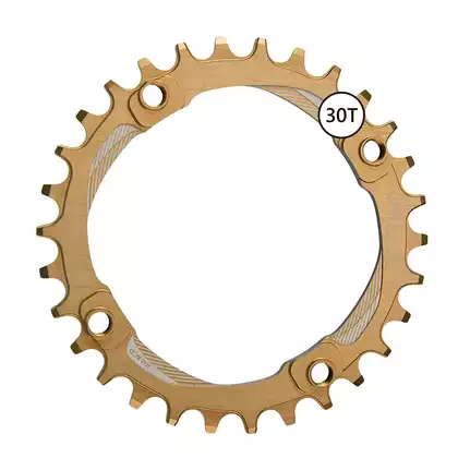 FUNN SOLO BCD bicycle sprocket for cranks 30T Brown