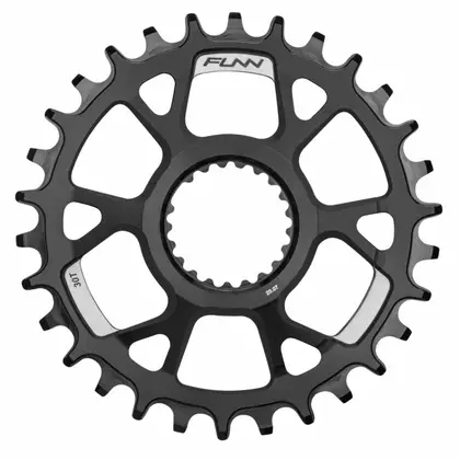 FUNN SOLO DS NARROW-WIDE 30T sprocket for bicycle crank czarna