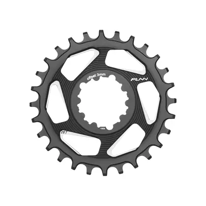 FUNN SOLO DX 34T NARROW- WIDE bicycle sprocket to crank black