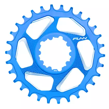 FUNN SOLO DX 34T NARROW- WIDE bicycle sprocket to crank blue