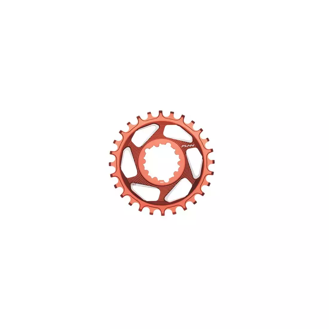 FUNN SOLO DX NARROW-WIDE BOOST 28T red sprocket for bicycle crank