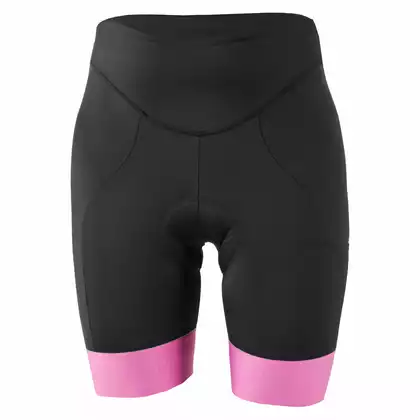 KAYMAQ DESIGN KQSII-2003 women's cycling shorts, Black-pink