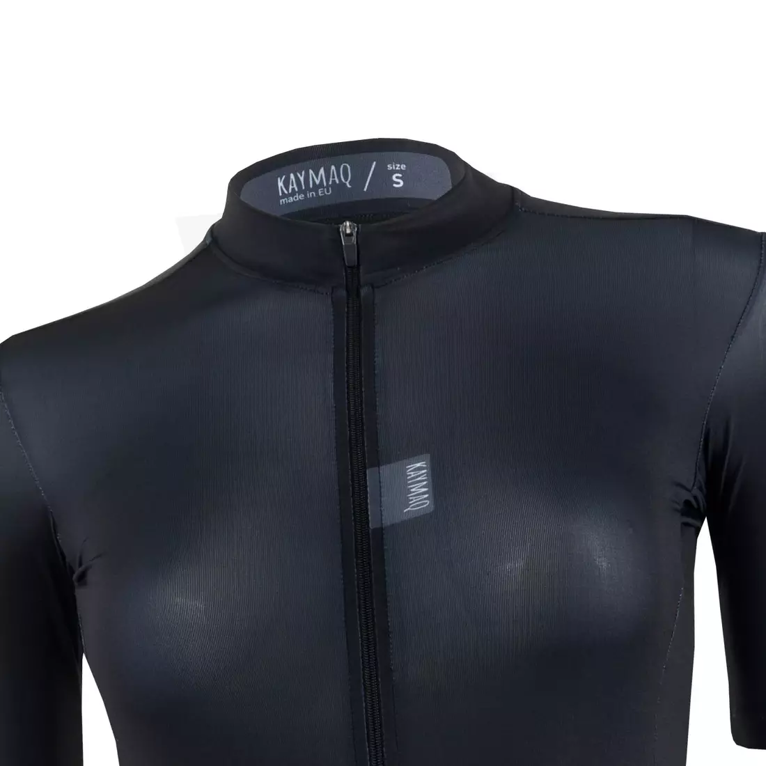 KAYMAQ women's Short Sleeve Cycling Jersey Black KYQ-SS-2001-4