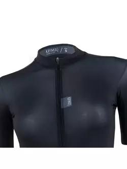KAYMAQ women's Short Sleeve Cycling Jersey Black KYQ-SS-2001-4