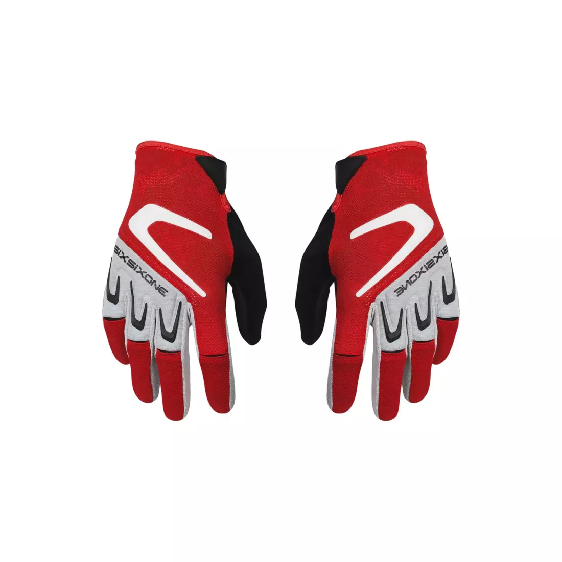 661 RAGE Men's cycling gloves, red