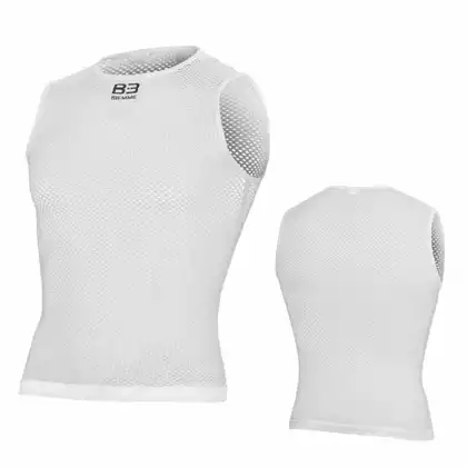 BIEMME MARMOLADA Cycling jersey, sleeveless, white