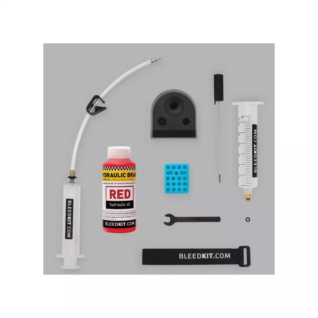 BLEEDKIT PREMIUM RED brake bleeding kit SHIMANO MTB with mineral oil