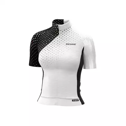 Biemme CROSS women's cycling jersey, black and white