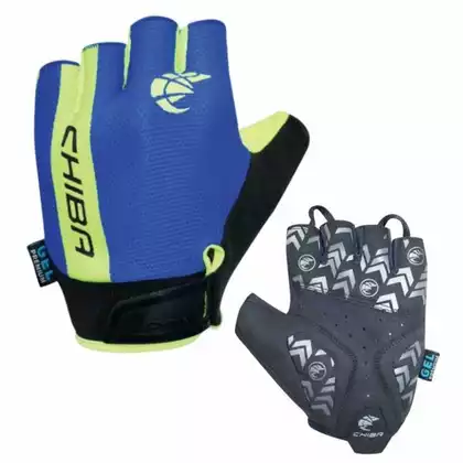 CHIBA AIR STRIKE Cycling gloves, blue