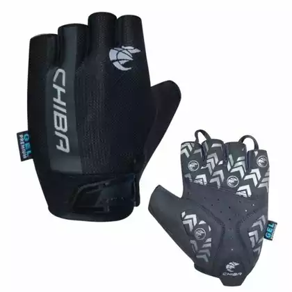 CHIBA AIR STRIKE Cycling gloves, black