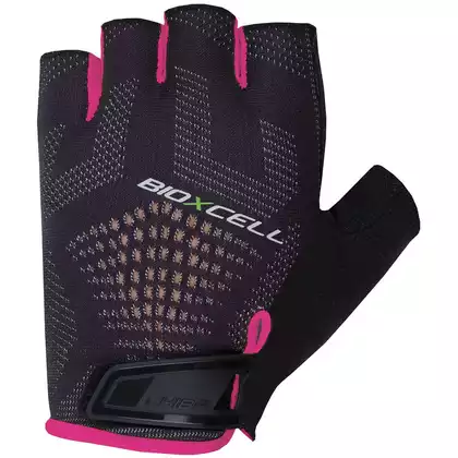 CHIBA BIOXCELL SUPERFLY Cycling gloves, black and pink