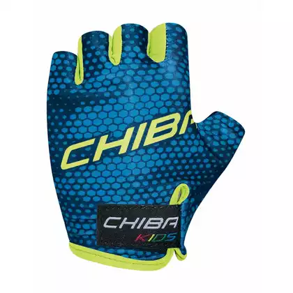 CHIBA KIDS Kids cycling gloves, niebieskie 
