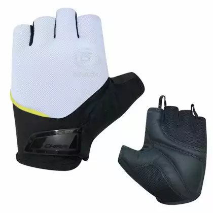 CHIBA SPORT Cycling gloves, white