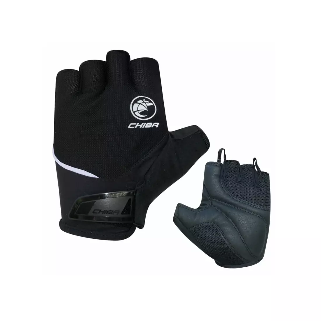 CHIBA SPORT cycling gloves, black