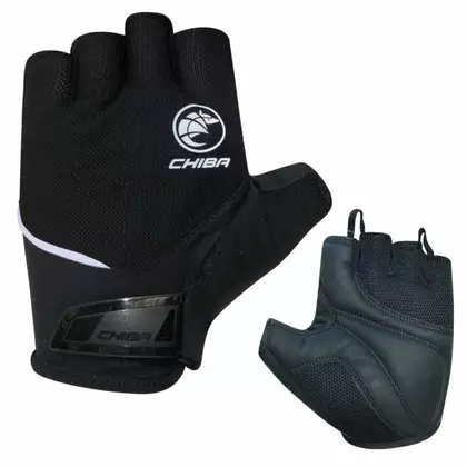 CHIBA SPORT cycling gloves, black