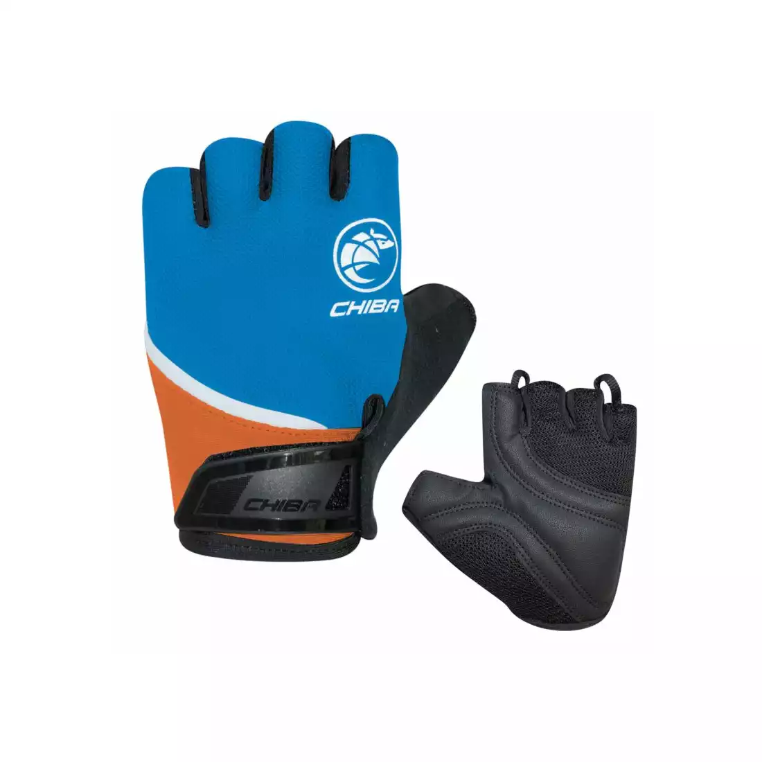 CHIBA YOUTH Children's cycling gloves, blue