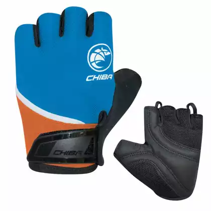 CHIBA YOUTH Children's cycling gloves, blue