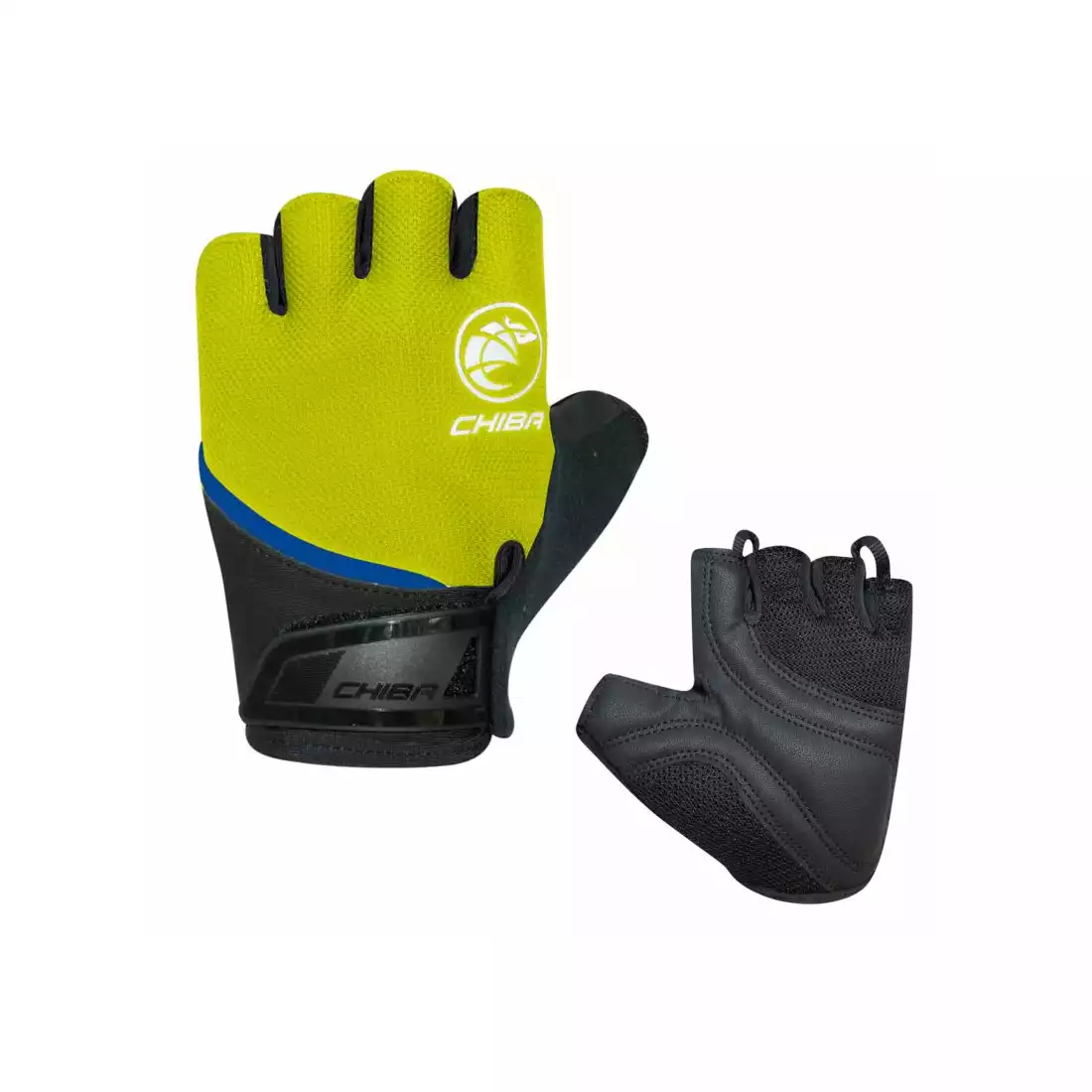 CHIBA YOUTH Children's cycling gloves, yellow