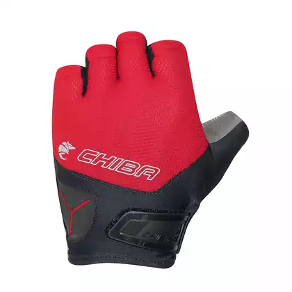 CHIBA cycling gloves GEL AIR black-red 3010018R-2