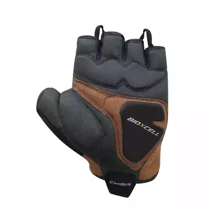CHIBA cycling gloves BIOXCELL ROAD black-brown S 3060422CB-2