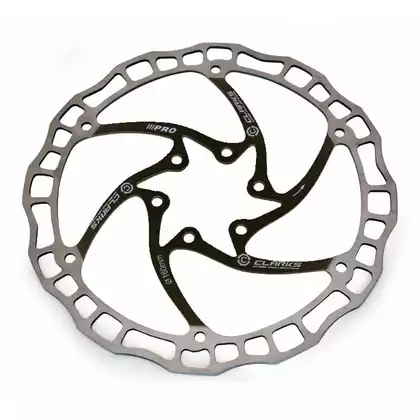 CLARKS CD-08 brake disc 180 mm for 6 bolts IS silver-black
