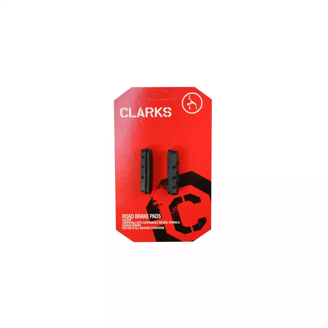 CLARKS CP220 Brake linings for brakes Campagnolo, black